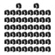 thumbnail image 5 of 50 abrazaderas de clip C para bicicleta, sujetadores de línea de cambios, abrazaderas de línea de bicicleta de montaña de repuesto resistentes, soport, 5 of 5