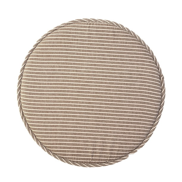 Cojines redondos para taburete de cocina, comedor, con lazos, antideslizantes.