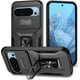 thumbnail image 1 of Funda Armada para Google Pixel 9 Pro con Tapa Deslizante y Soporte Magnético Giratorio Negro, 1 of 5