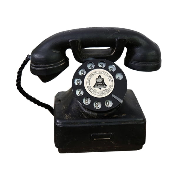 Teléfono Con Cable Antiguo Antiguo Modelo De Teléfono Fijo De Moda Para Escritorio Bar Hotel
