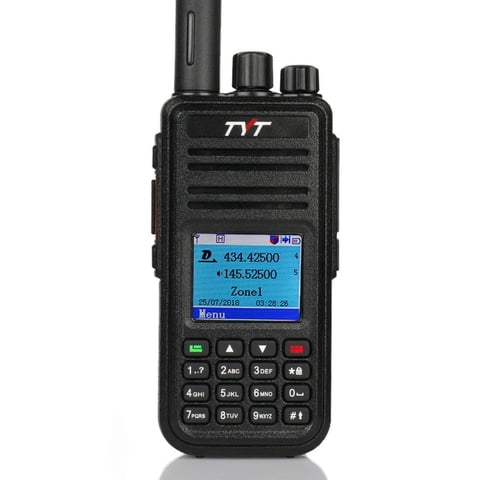 Tyt Md-Uv380 Transceptor Digital Dmr Banda Dupla 144/430Mhz 5W, Walkie Talkie Para Profissionais