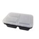 thumbnail image 2 of Set De Contenedor Meal Prep 1200ML Plástico 5 Piezas Negro, 2 of 2