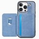 thumbnail image 5 of Funda Billetera Tejida para iPhone 16 Pro con Soporte y Tarjetero Azul, 5 of 5