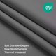 thumbnail image 3 of Cortinas opacas Joydeco, 274 cm de longitud, 2 paneles, color gris claro, 3 of 9