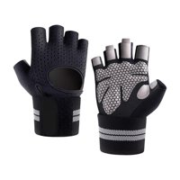 Ioensy - Guantes De Entrenamiento Mitones De Entrenamiento Deportivos Elásticos Para Montar Levantamiento De Pesas En Interiores M