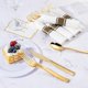 thumbnail image 4 of Platería desechable WELLIFE, paquete de 50 unidades, de plástico dorado con servilletas, 4 of 6