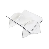 Magideal - Estantería De Escritorio, Estantería Portátil De Almacenamiento De Mesa, Organización De Decoración, Almacenamiento De Libros, Estanterías Para Libros Claro