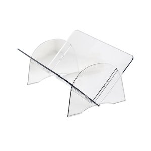 Magideal - Estantería De Escritorio, Estantería Portátil De Almacenamiento De Mesa, Organización De Decoración, Almacenamiento De Libros, Estanterías Para Libros Claro