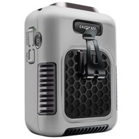 Ventilador Portátil Cazokasi 2023 Con Clip De Cintura Mejorado, Gris, 6000 Mah
