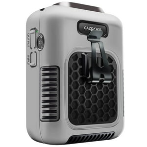 Ventilador Portátil Cazokasi 2023 Con Clip De Cintura Mejorado, Gris, 6000 Mah