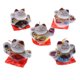 thumbnail image 1 of 5pcs agitando mano fortuna gato animal estatua figura juguete decoración del hogar #b, 1 of 5