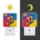 thumbnail image 3 of Wiggles Luz nocturna LED con sensor de anochecer a amanecer para dormitorio, baño, pasillo, escaleras - Lámpara LED nocturna de enchufe, 0.5W - 1 pieza, 3 of 6