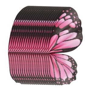 Magideal - 20 Piezas De Papel Para Envolver Flores, Suministros De Floristería, Ala De Mariposa, Papel De Embalaje De Moda Divertido Para Decoración De Fiesta De Rosa Negro