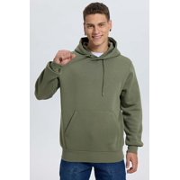 Fashionspark - Polerón Hombre Hoodie Verde Militar