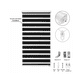 thumbnail image 2 of CORTINA ENROLLABLE ZEBRA PREMIUM NEGRA- 75x200 CM, 2 of 3