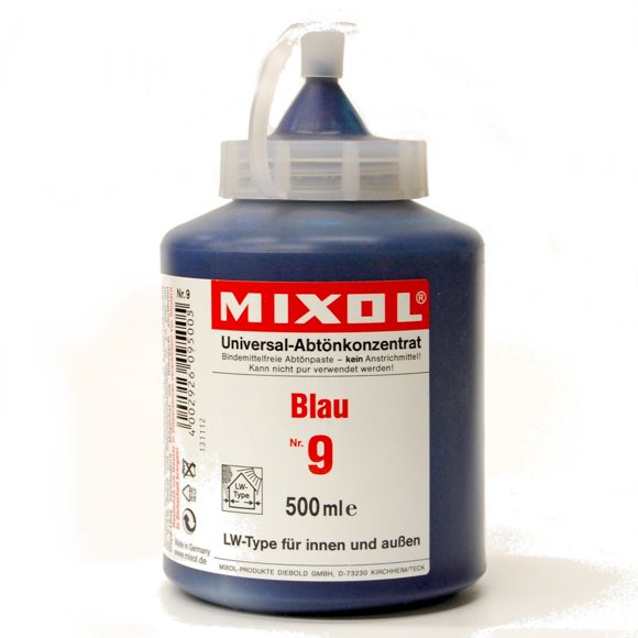 Tinte Universal Mixol Azul #09 500 ml