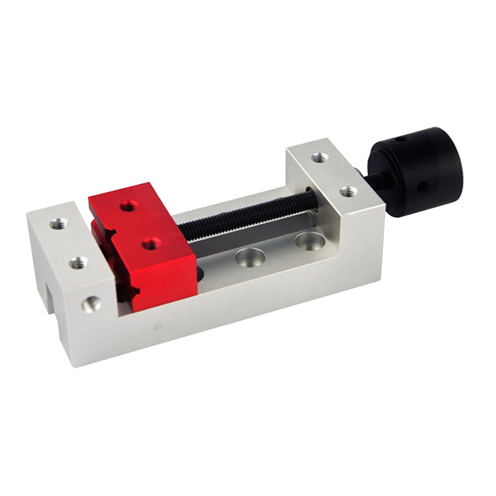 Ioensy - Tornillo De Banco De Mesa Con Abrazadera Plana Para Máquina De Grabado Cnc, Tornillo De Banco Ligero De 50 Mm