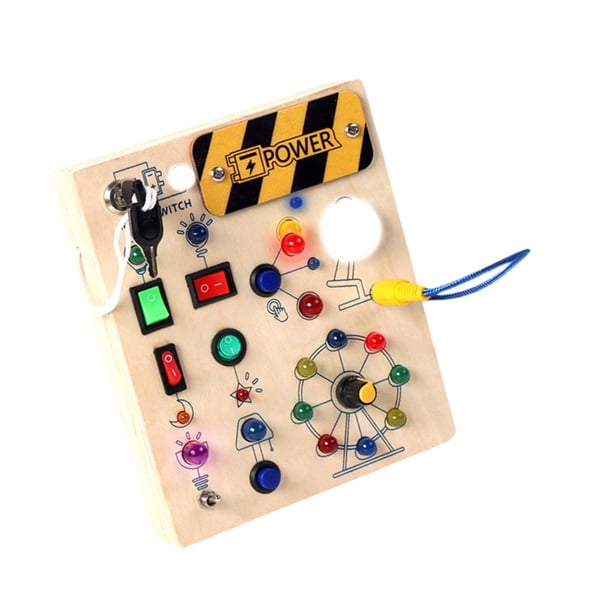 Tablero De Actividades Con Interruptores, Juguete Educativo Para Centros De Actividades, Regalos De Cumpleaños Para Niños, Estilo B