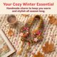 thumbnail image 4 of INSPIRA CHIC Orejeras de Ganchillo con Estrella Linda, Calentadores de Orejas de Invierno con Lazos para Mujeres Marrón, 4 of 6
