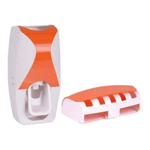 Genérico - Dispensador Automático Pasta Dental + Porta Cepillo Dientes