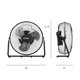 thumbnail image 3 of Ventilador Airtek Alta Velocidad 9", 3 of 9