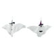 thumbnail image 3 of Fantasma Colgante Decoración Fantasma Lindo Colgante Fantasma Blanco De Halloween Con Sombreros 2PC Blanco Y Púrpura, 3 of 3