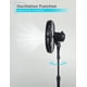thumbnail image 3 of Ventilador eléctrico BLACK+DECKER 41 cm 3 velocidades BFP16MXB negro, 3 of 7