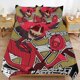 thumbnail image 1 of Hazbin Hotel Helluva Boss Bedding Set Duvet Cover Comfortable and Lightweight Cartoon Bedding 3 Piece Bed Set, 1 of 5