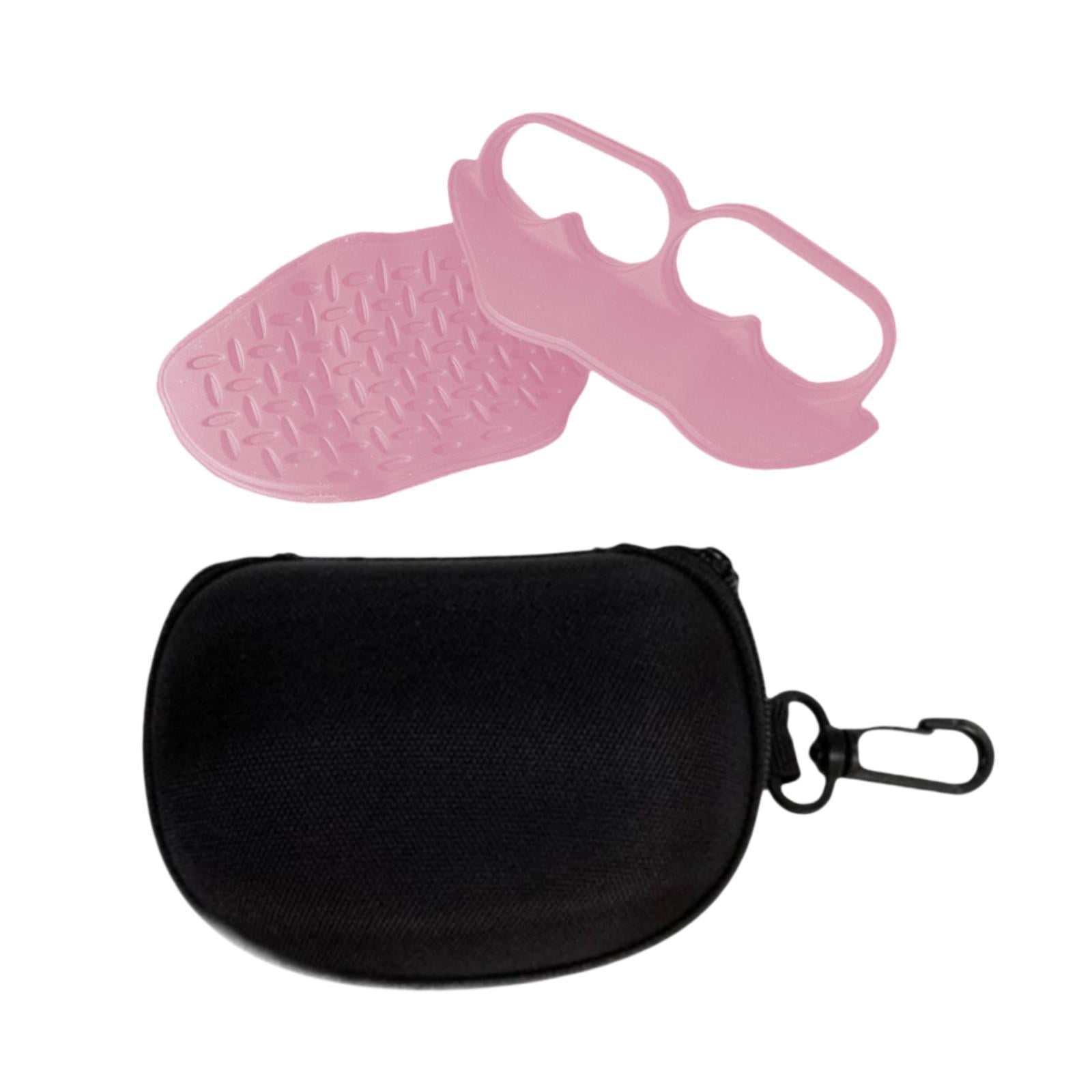 Ioensy - 1 Par De Agarres Para Levantamiento De Pesas, Agarres De Gimnasio Para Levantamiento De Potencia, Mancuernas, Culturismo, Color Rosa