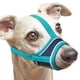 thumbnail image 1 of Muselière pour Chiens en Nylon Super Doux pour éviter Les aboiements et la Mastication, avec Bandes réfléchissantes, réglable(XS lac bleu), 1 of 5