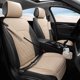 thumbnail image 1 of Fundas de Asiento Sanwom Cuero Sintético 2 Unidades Beige Impermeables, 1 of 9