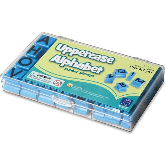 Rubber Stamps Educational Insights Alfabeto en mayúscula 5/8