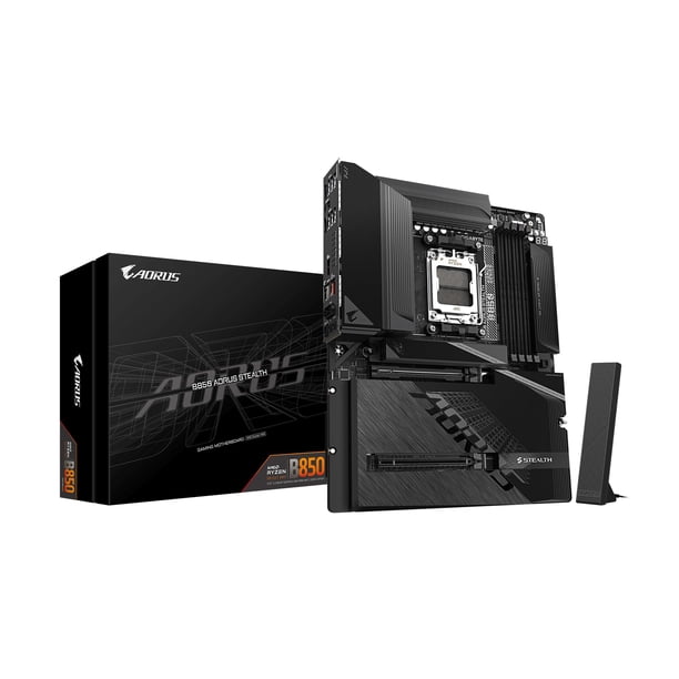 Placa base GIGABYTE B850 AORUS Stealth AM5 DDR5 PCIe 5.0