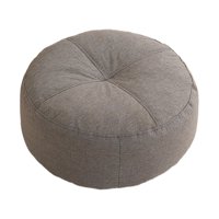 Magideal - Cojín Redondo Para El Suelo, Cojín Decorativo Para El Suelo, Cojín De Yoga, Cojín Pequeño Para El Suelo, Cojín Para El Asiento, Para Yoga, Sofá Cama, Gris Oscuro
