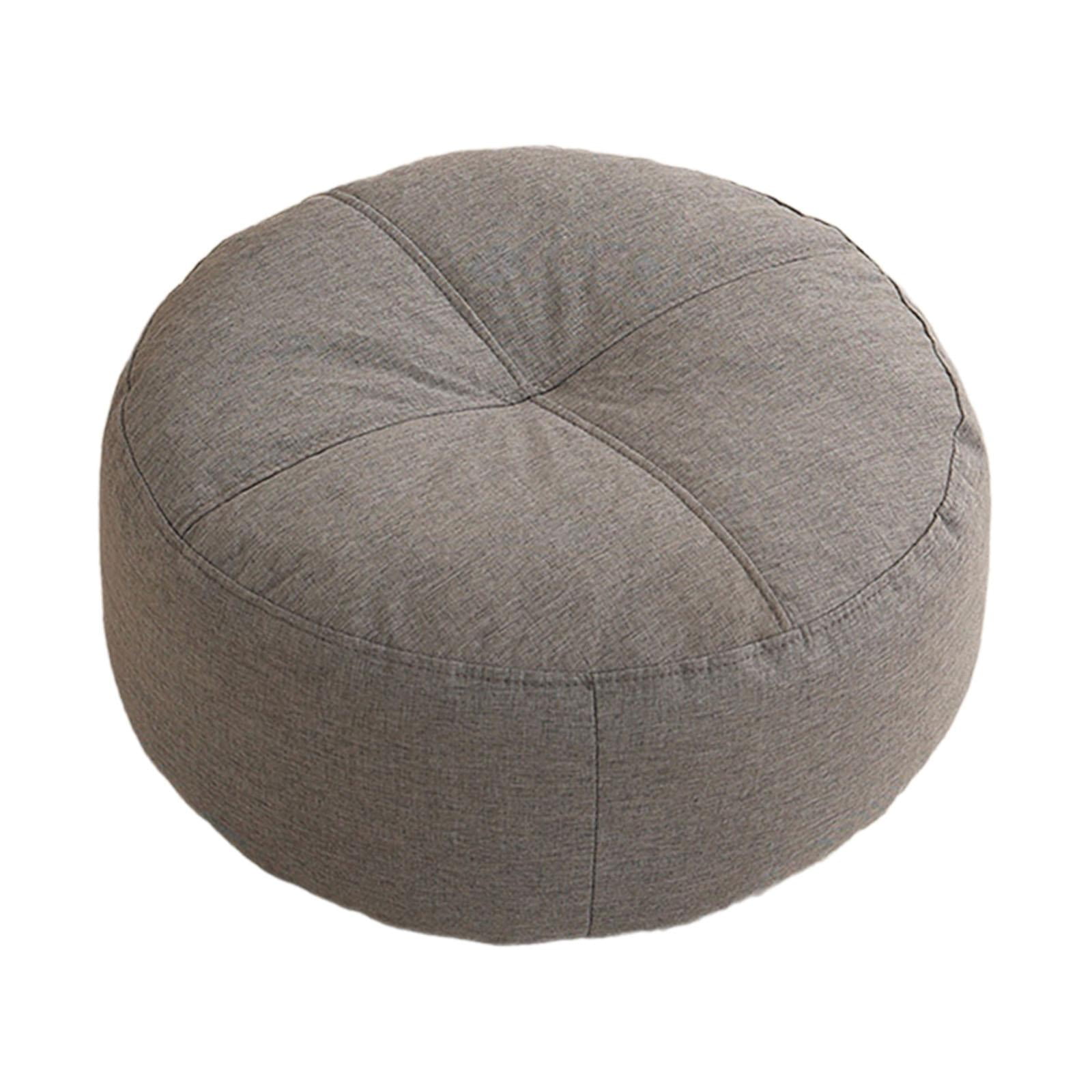 Magideal - Cojín Redondo Para El Suelo, Cojín Decorativo Para El Suelo, Cojín De Yoga, Cojín Pequeño Para El Suelo, Cojín Para El Asiento, Para Yoga, Sofá Cama, Gris Oscuro