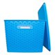 thumbnail image 1 of Canasto Plástico 24l Azul Con Tapa Organizador Azul, 1 of 4