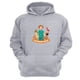 thumbnail image 2 of Polerón Canguro Veterinario Gris Claro Talla Xs Unisex, 2 of 2
