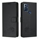 thumbnail image 5 of Funda tipo cartera FOXDOCK para Motorola MOTO G Pure con soporte, ranuras, RFID, diseño de gato, 5 of 5