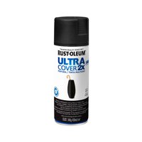 Rust-Oleum - Pintura En Spray Ultra Cover 2X Multiuso Negro Mate 340 G