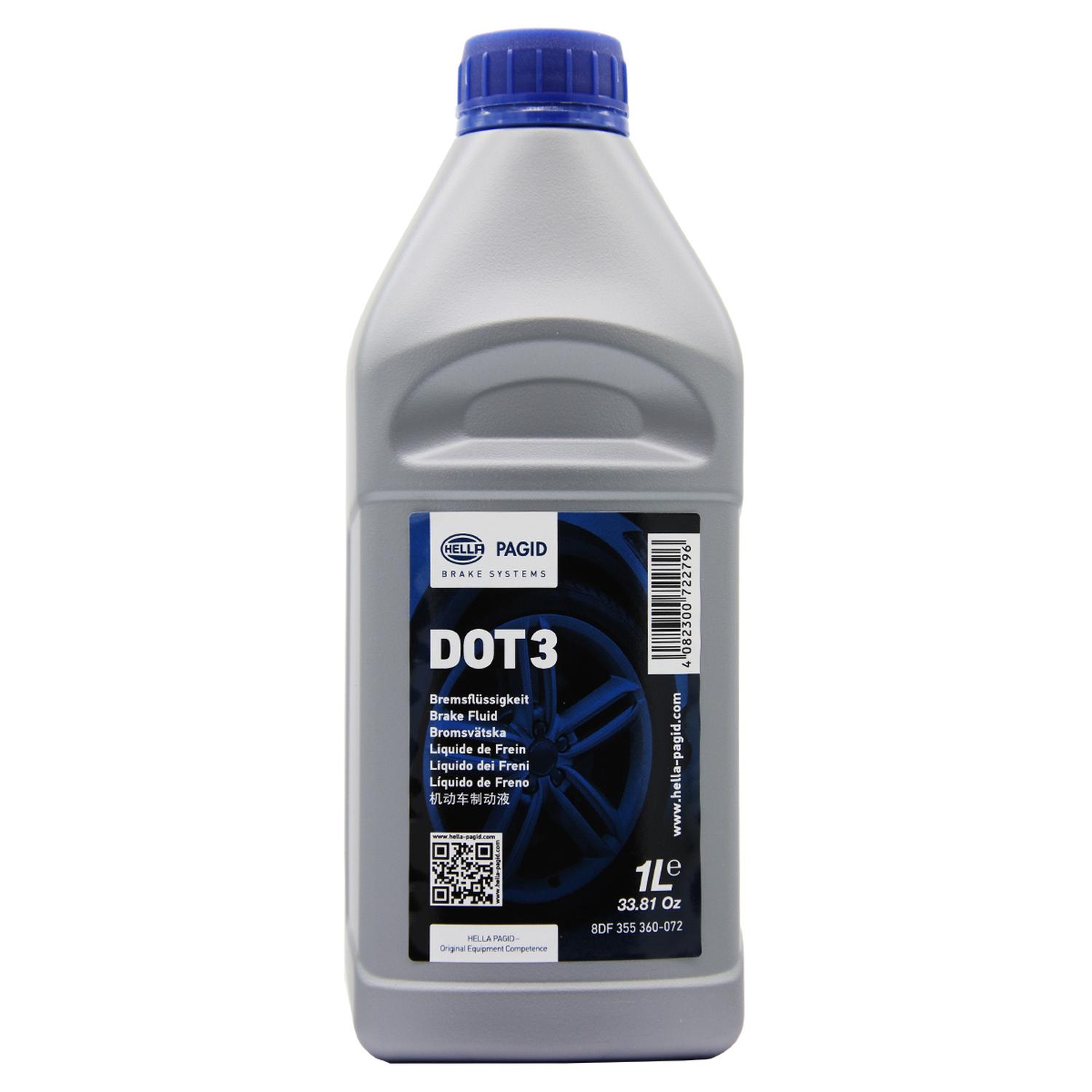 Liquido De Frenos Hella Dot3 1000Ml