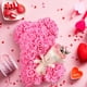 thumbnail image 4 of Set de regalo K KYMAKE Rose Bear Pink Bear con collar, 4 of 6