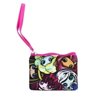 Monedero Monster High Con Correa De Transporte, Color Rosa