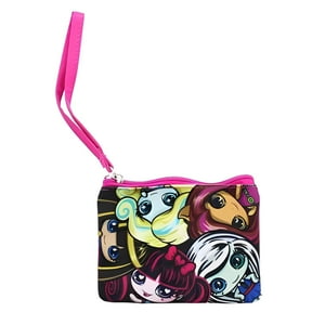 Monedero Monster High Con Correa De Transporte, Color Rosa