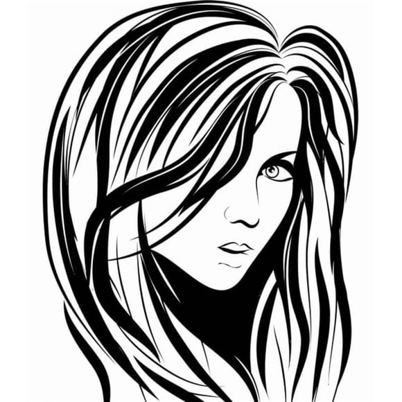 Decomural Hairdressers Girls Glamour WS-17498