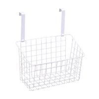 Magideal - S De Almacenamiento De Rejilla, Organizador De Puerta De Pequeña Sala, Organizador De Almacenamiento Colgante De De Alambre Para Cocina Y , , Blanco