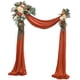 thumbnail image 5 of Kit De Flores De Arco De Boda Swag Floral Para Decoración De Fondo De Boda Rojo, 5 of 5