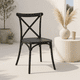 thumbnail image 2 of Silla Crossback Danubio de Terraza Exterior o Comedor - Negra, 2 of 7