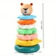 thumbnail image 1 of Children's Rainbow Stack Tower Three-dimensional Non-falling Wobbler Early Education Puzzle Toy Cartoon Animal Ring Layer By Layer Stack Tower Accumulation Ring Infant Toys Baby Toys, 1 of 2