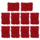 thumbnail image 1 of 10Pcs Panel De Pared De Flores Artificiales Decoración De La Ventana De La Tienda Del Lugar De La Boda Rojo, 1 of 5