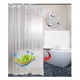thumbnail image 3 of Cortina Forro De Baño Transparente Impermeable + 12 Argollas Color Transparente 3d, 3 of 4